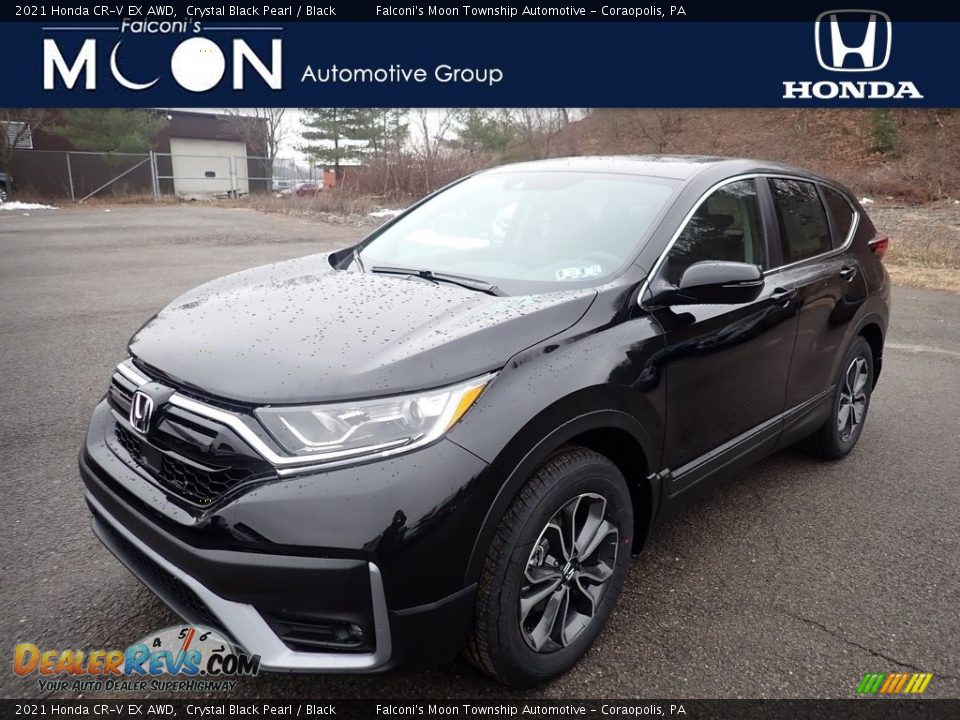 2021 Honda CR-V EX AWD Crystal Black Pearl / Black Photo #1
