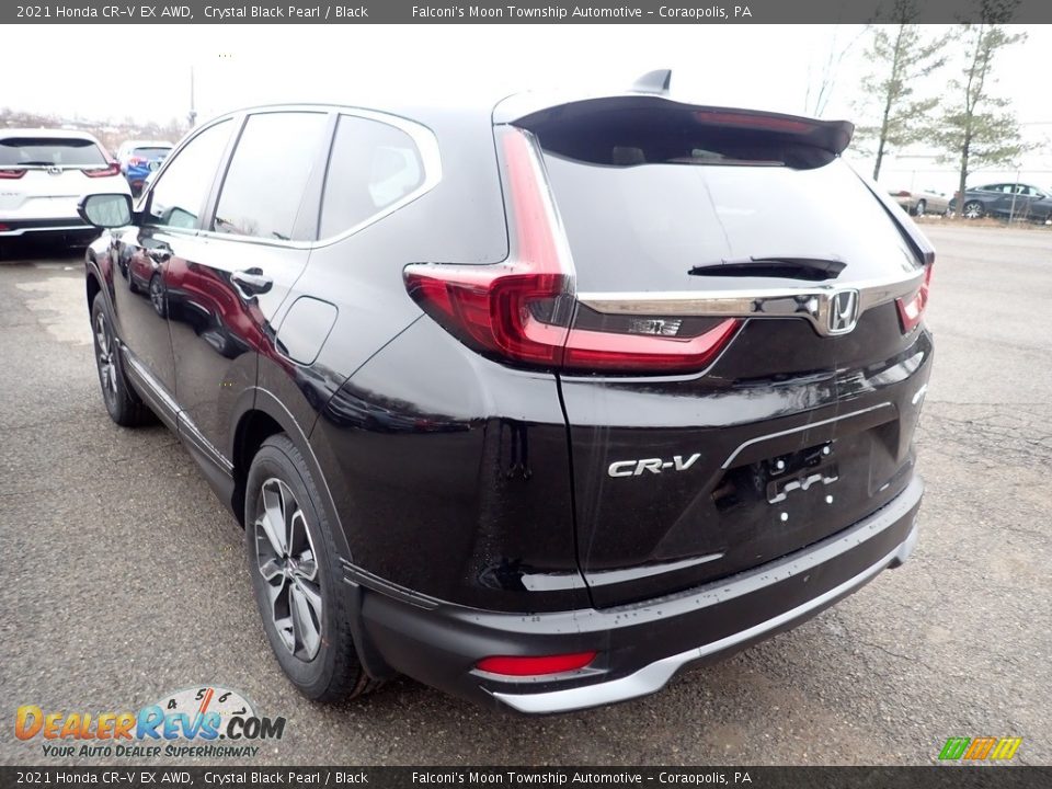 2021 Honda CR-V EX AWD Crystal Black Pearl / Black Photo #3