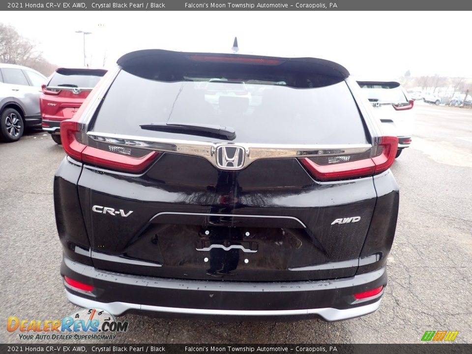 2021 Honda CR-V EX AWD Crystal Black Pearl / Black Photo #4
