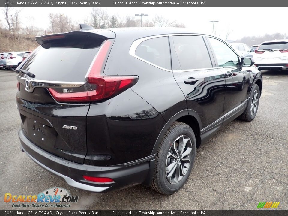 2021 Honda CR-V EX AWD Crystal Black Pearl / Black Photo #5