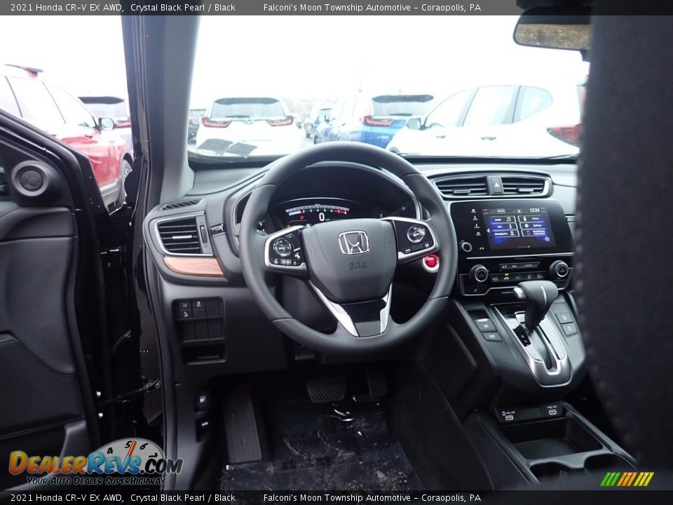 2021 Honda CR-V EX AWD Crystal Black Pearl / Black Photo #10