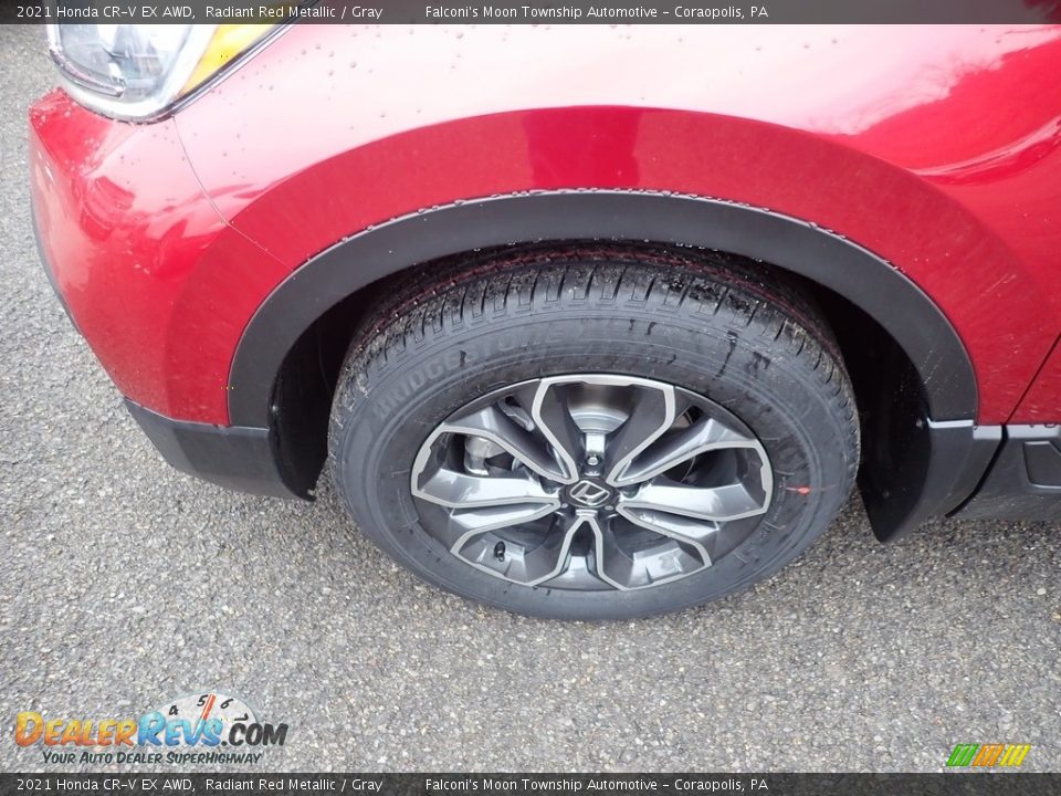 2021 Honda CR-V EX AWD Radiant Red Metallic / Gray Photo #2