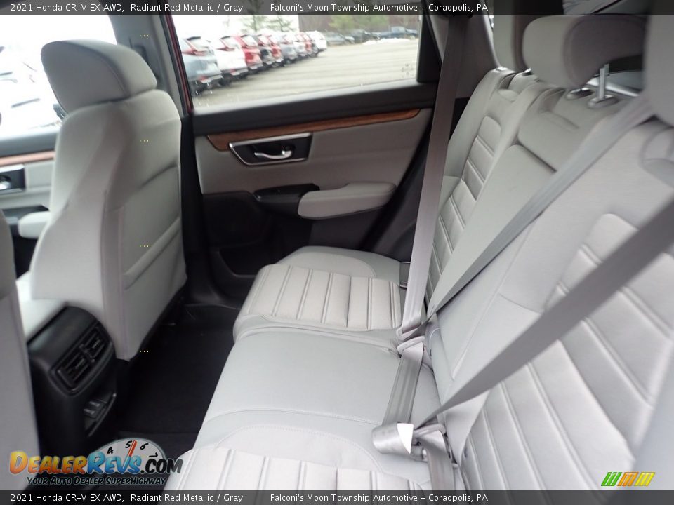 2021 Honda CR-V EX AWD Radiant Red Metallic / Gray Photo #9
