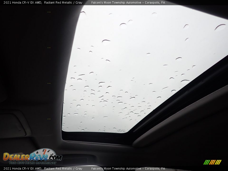2021 Honda CR-V EX AWD Radiant Red Metallic / Gray Photo #13