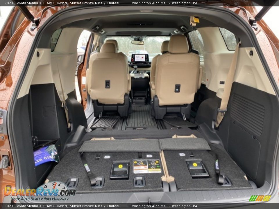 2021 Toyota Sienna XLE AWD Hybrid Trunk Photo #32