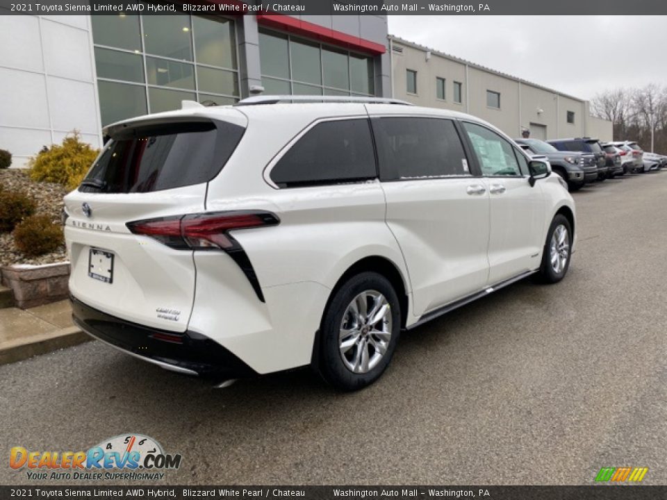 2021 Toyota Sienna Limited AWD Hybrid Blizzard White Pearl / Chateau Photo #15