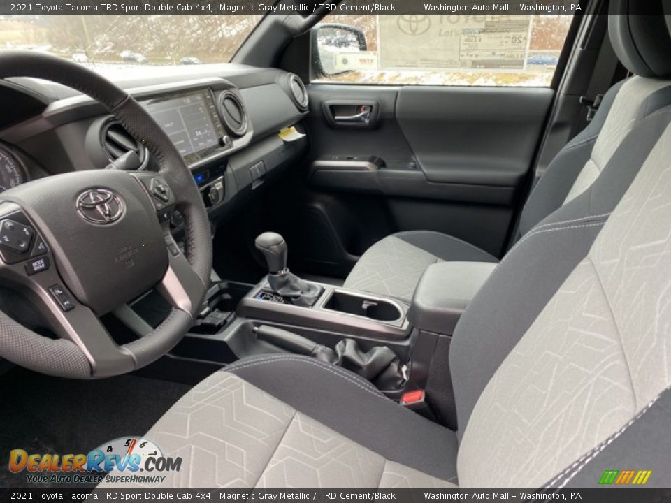 2021 Toyota Tacoma TRD Sport Double Cab 4x4 Magnetic Gray Metallic / TRD Cement/Black Photo #4