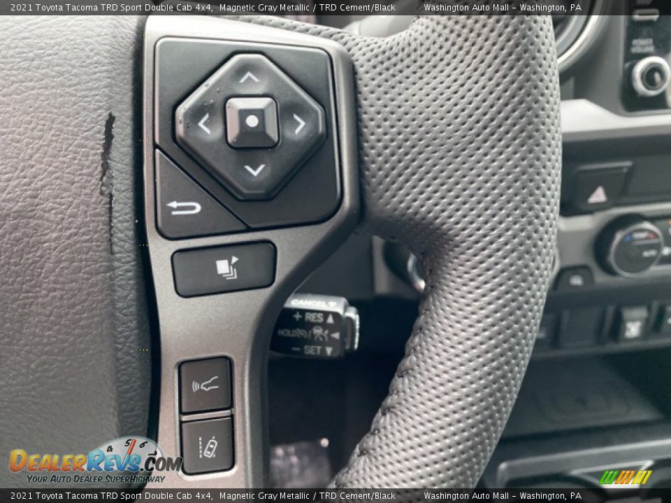 2021 Toyota Tacoma TRD Sport Double Cab 4x4 Magnetic Gray Metallic / TRD Cement/Black Photo #7
