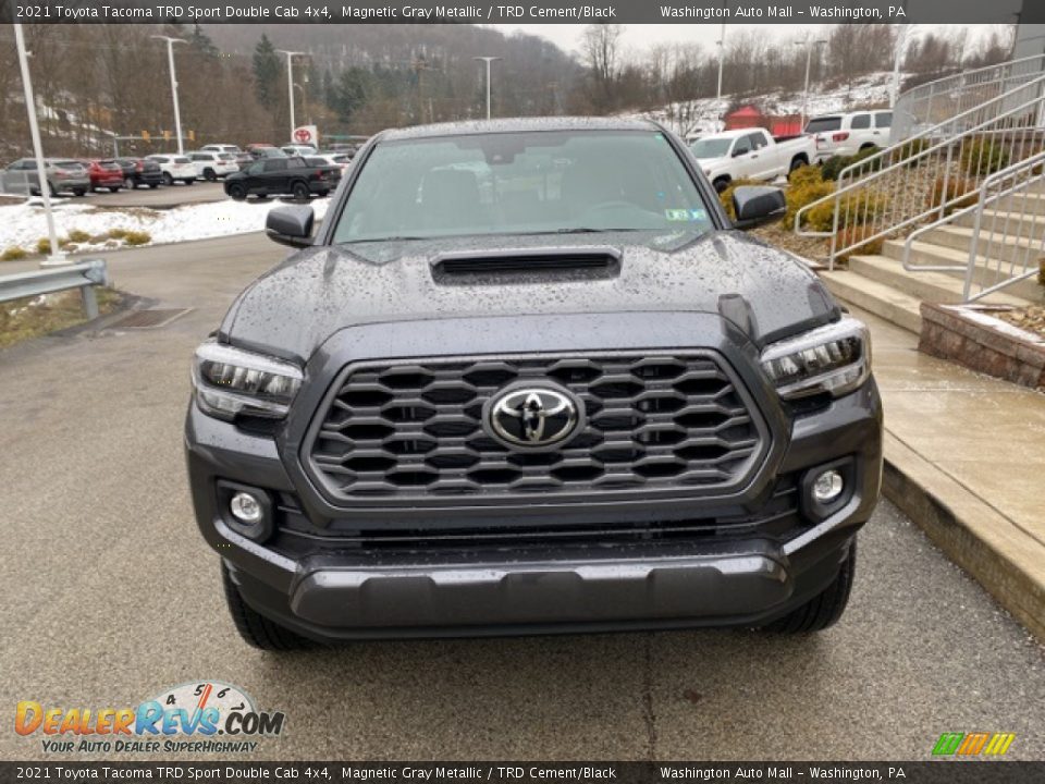 2021 Toyota Tacoma TRD Sport Double Cab 4x4 Magnetic Gray Metallic / TRD Cement/Black Photo #11