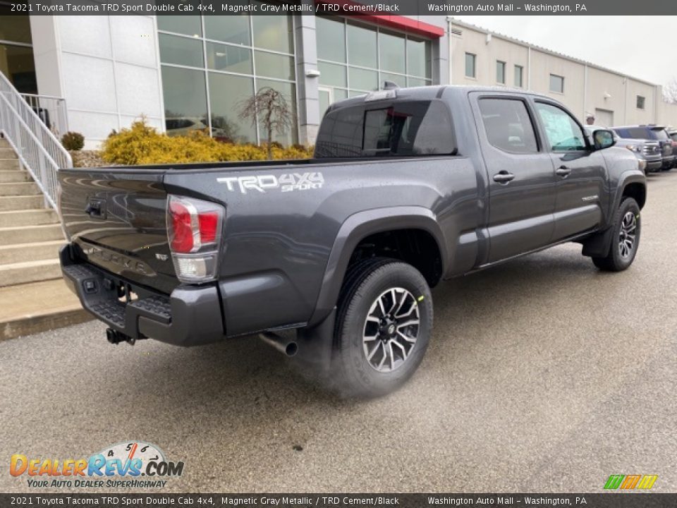 2021 Toyota Tacoma TRD Sport Double Cab 4x4 Magnetic Gray Metallic / TRD Cement/Black Photo #13