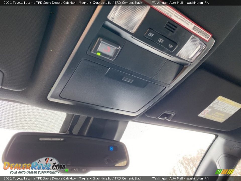2021 Toyota Tacoma TRD Sport Double Cab 4x4 Magnetic Gray Metallic / TRD Cement/Black Photo #15