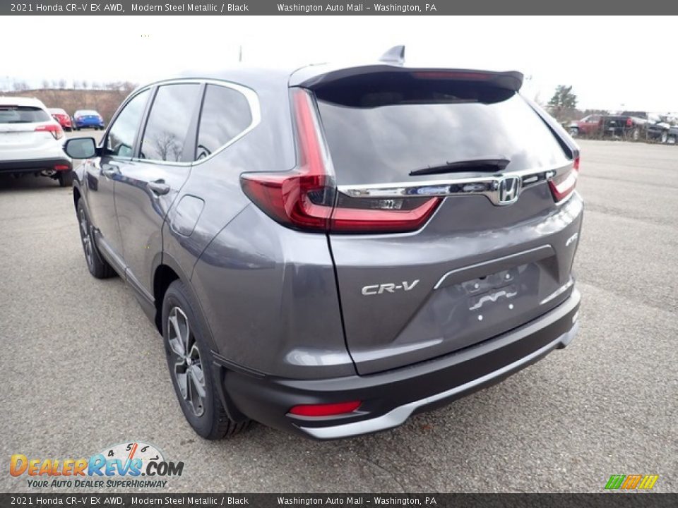 2021 Honda CR-V EX AWD Modern Steel Metallic / Black Photo #3