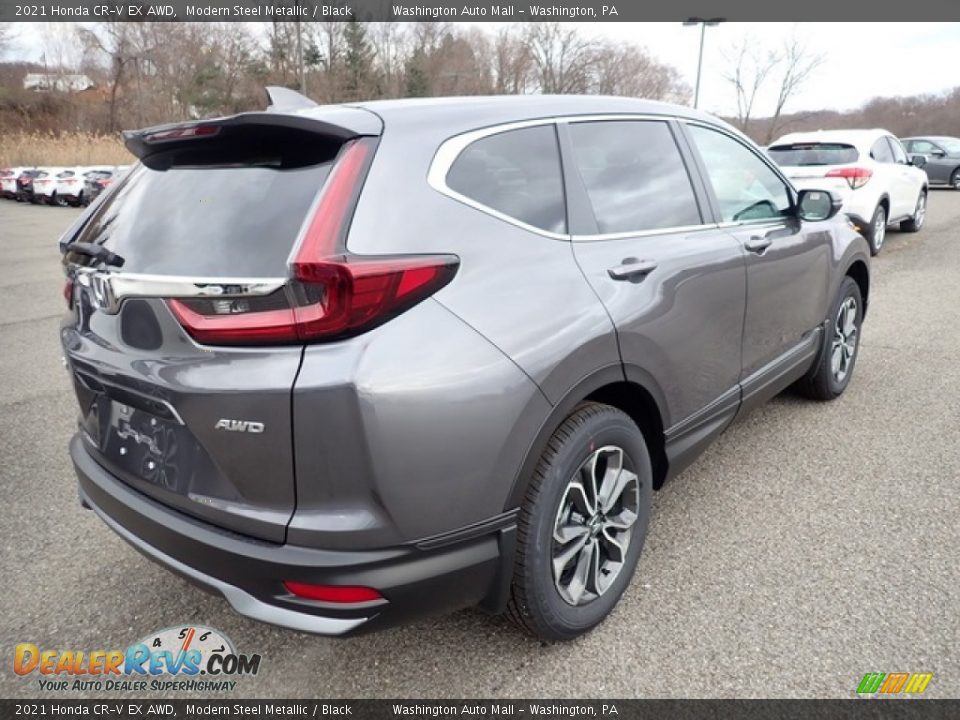 2021 Honda CR-V EX AWD Modern Steel Metallic / Black Photo #5