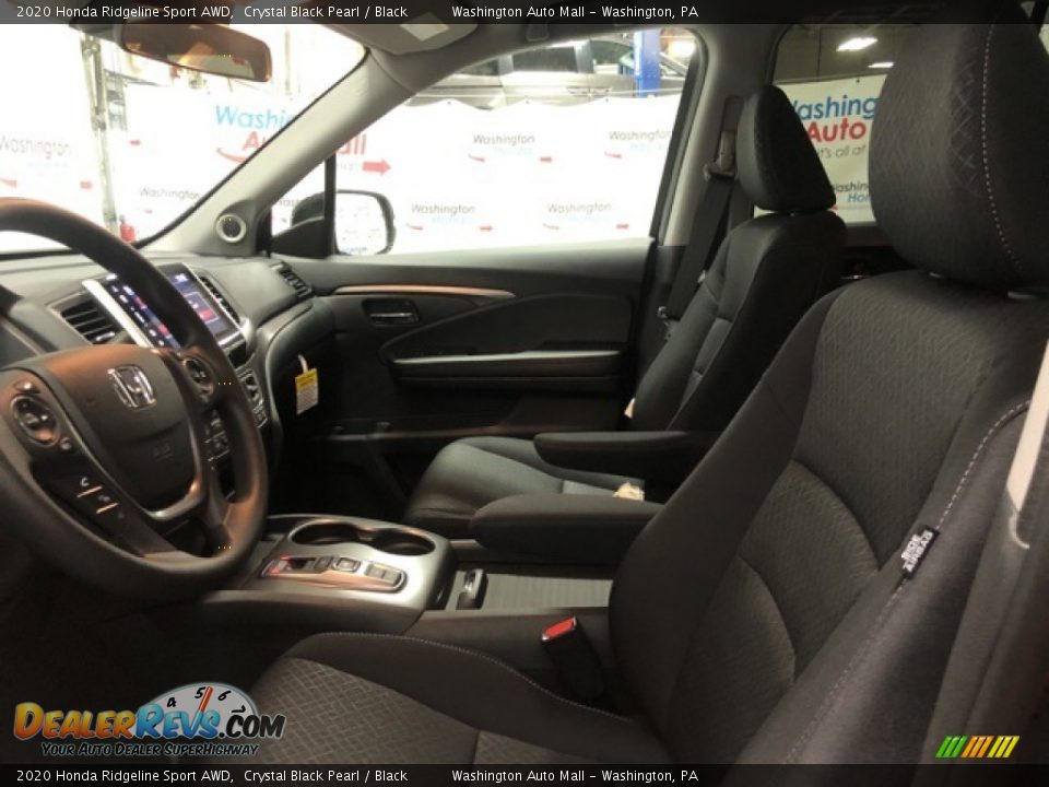 2020 Honda Ridgeline Sport AWD Crystal Black Pearl / Black Photo #6
