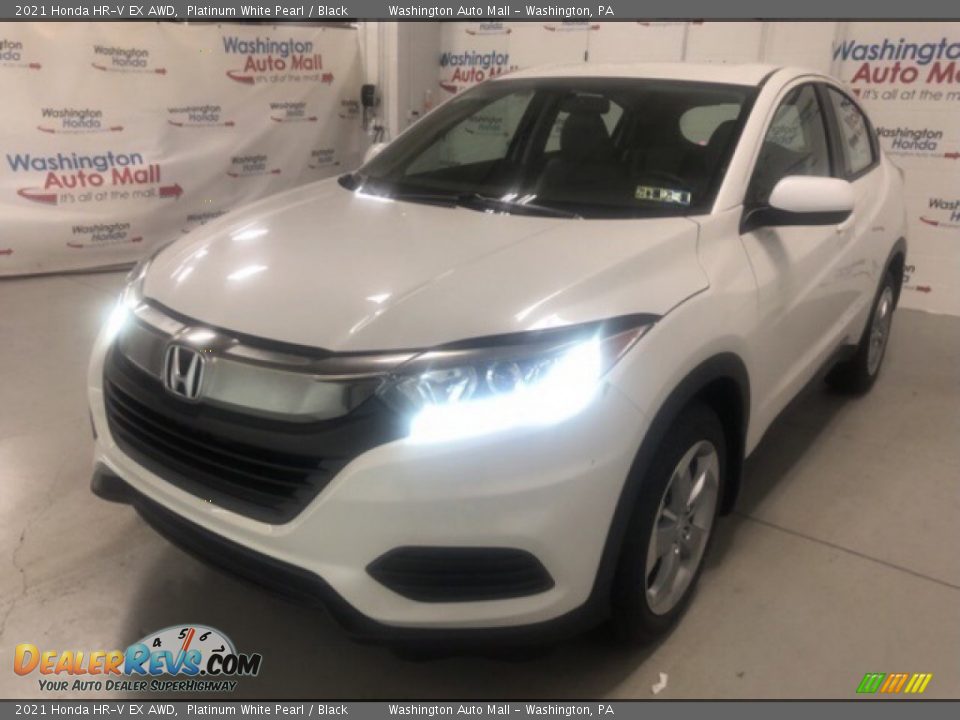 2021 Honda HR-V EX AWD Platinum White Pearl / Black Photo #3