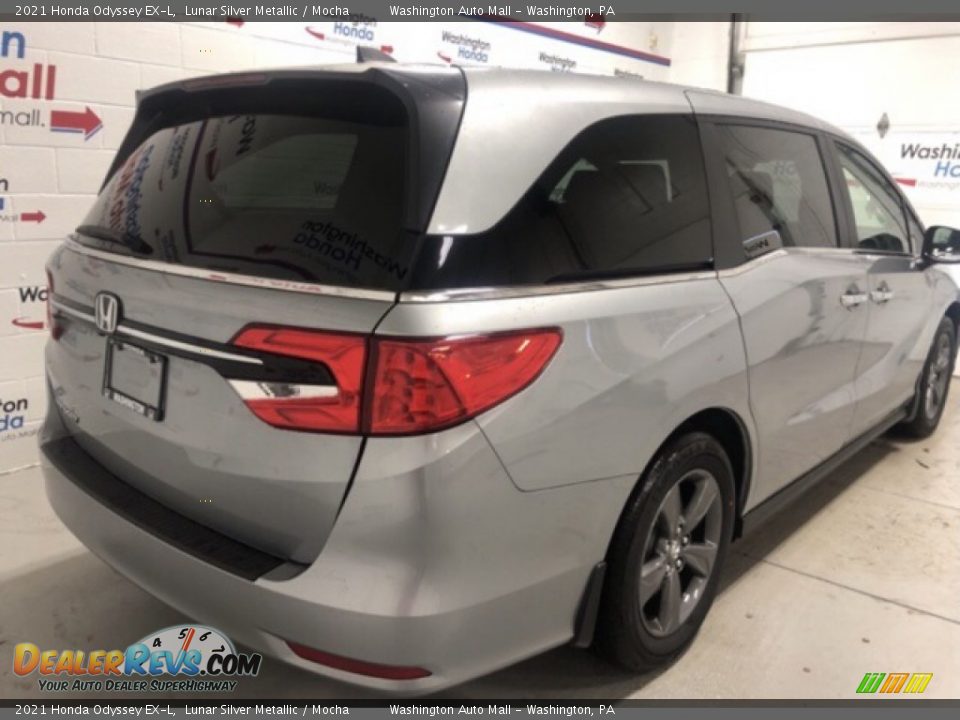 2021 Honda Odyssey EX-L Lunar Silver Metallic / Mocha Photo #3