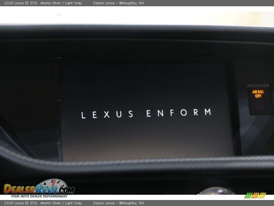 2016 Lexus ES 350 Atomic Silver / Light Gray Photo #11