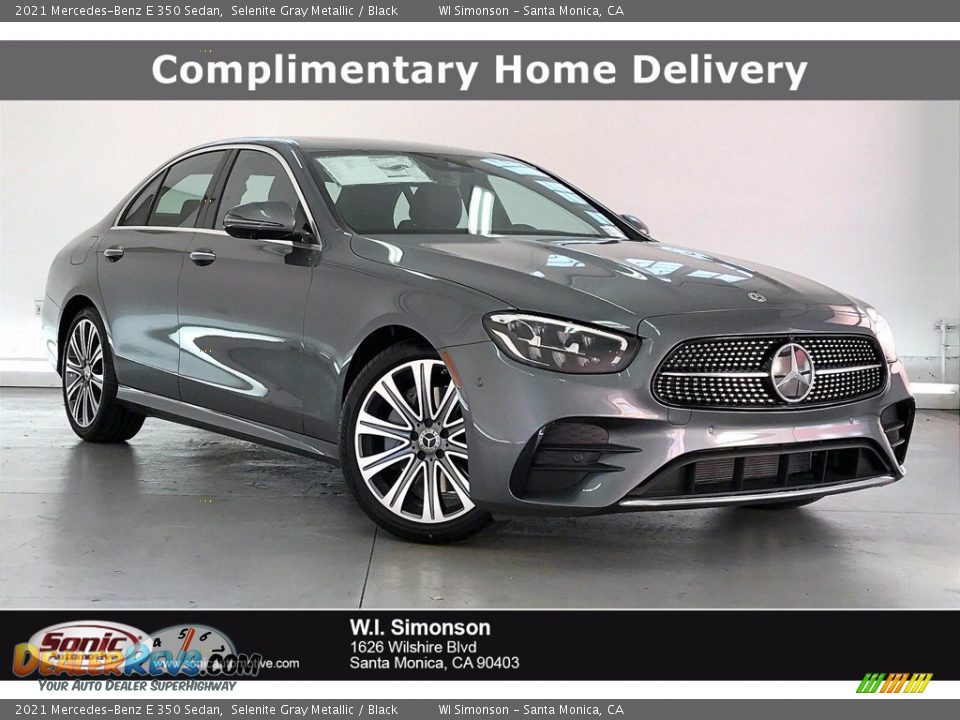 2021 Mercedes-Benz E 350 Sedan Selenite Gray Metallic / Black Photo #1