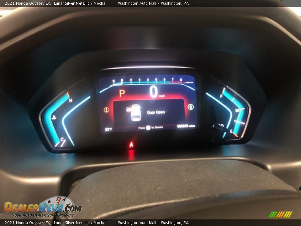 2021 Honda Odyssey EX Lunar Silver Metallic / Mocha Photo #12
