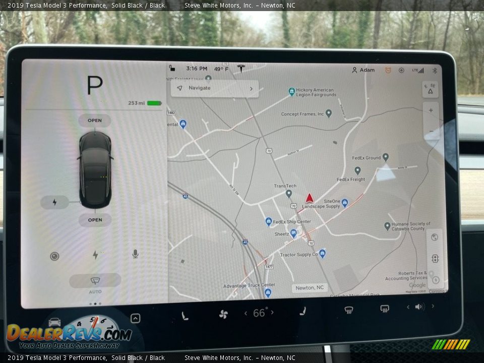 Navigation of 2019 Tesla Model 3 Performance Photo #21