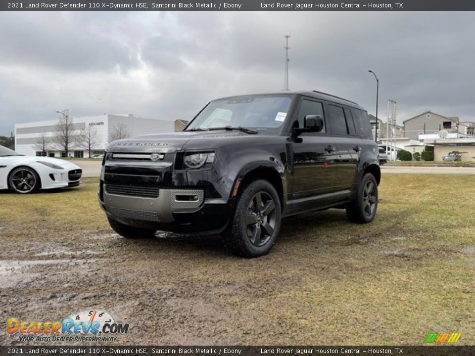 2021 Land Rover Defender 110 X-Dynamic HSE Santorini Black Metallic / Ebony Photo #1