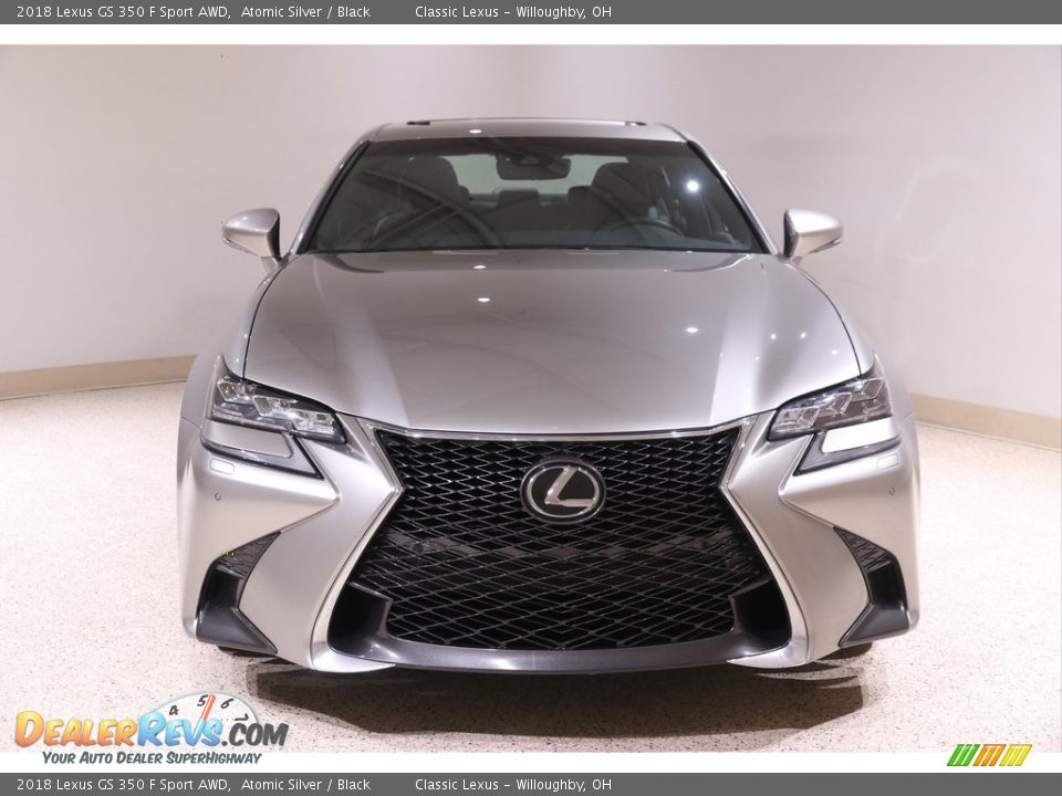 2018 Lexus GS 350 F Sport AWD Atomic Silver / Black Photo #2