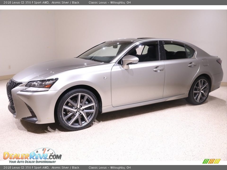 2018 Lexus GS 350 F Sport AWD Atomic Silver / Black Photo #3