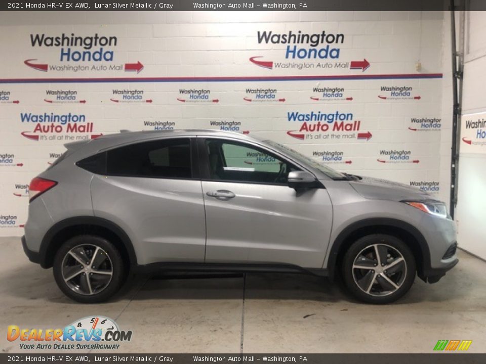2021 Honda HR-V EX AWD Lunar Silver Metallic / Gray Photo #1