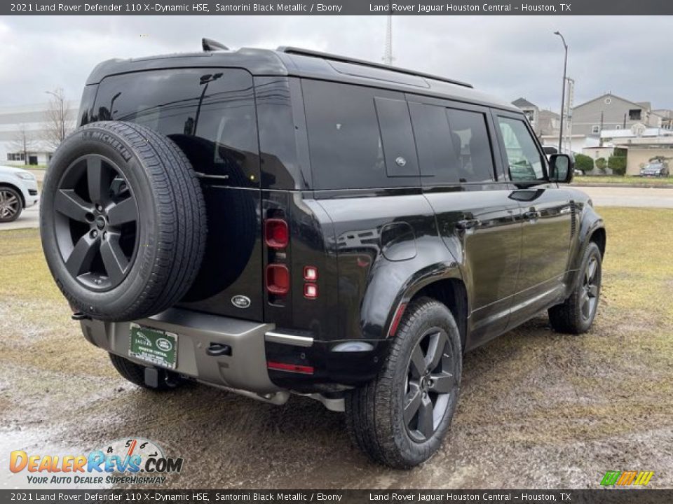 2021 Land Rover Defender 110 X-Dynamic HSE Santorini Black Metallic / Ebony Photo #3