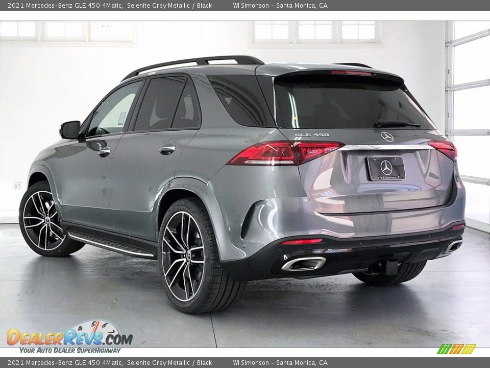 2021 Mercedes-Benz GLE 450 4Matic Selenite Grey Metallic / Black Photo #2