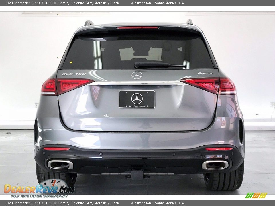 2021 Mercedes-Benz GLE 450 4Matic Selenite Grey Metallic / Black Photo #3