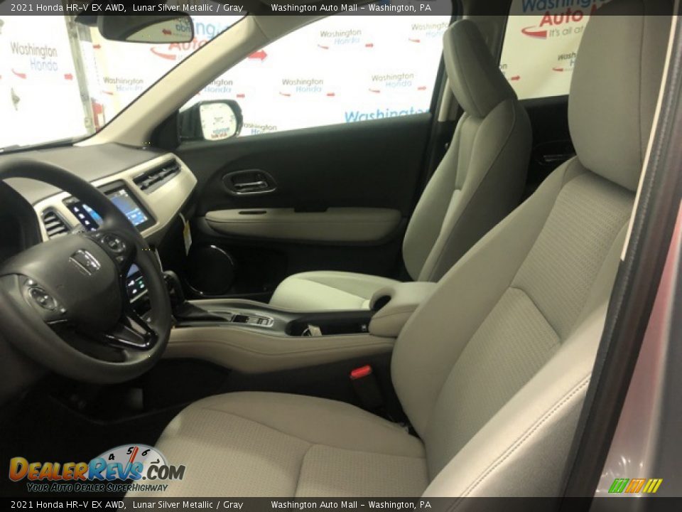 2021 Honda HR-V EX AWD Lunar Silver Metallic / Gray Photo #6
