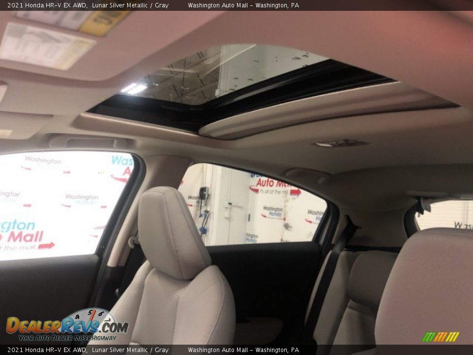 2021 Honda HR-V EX AWD Lunar Silver Metallic / Gray Photo #9