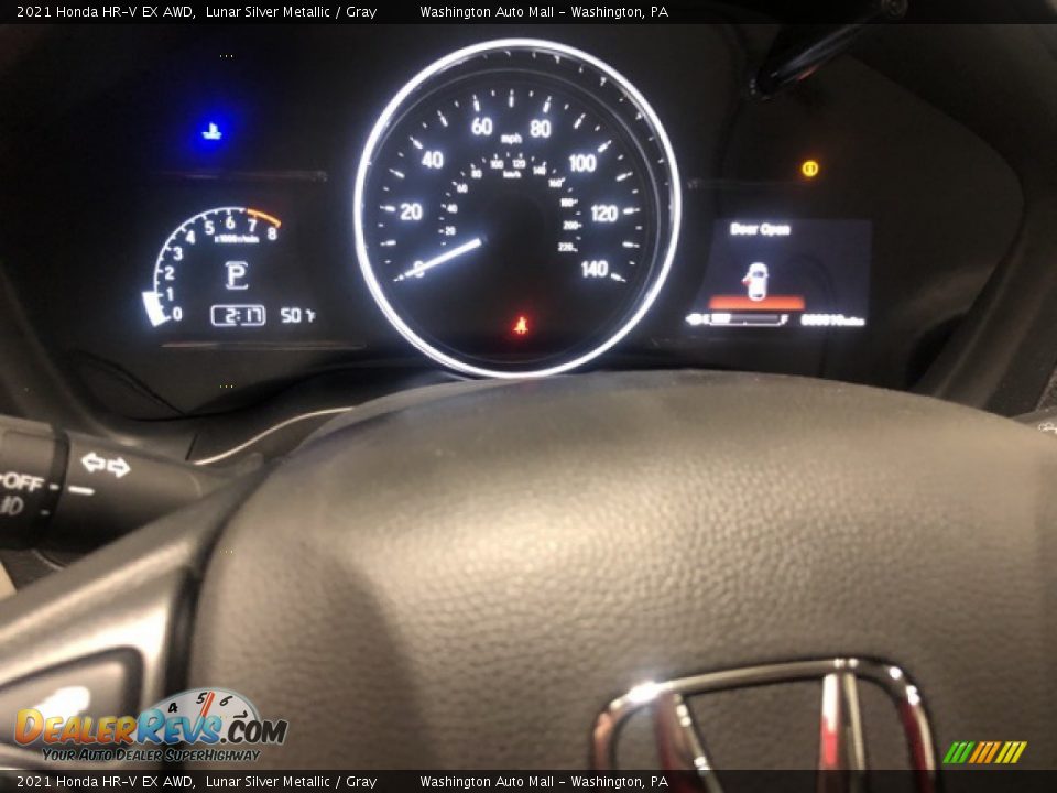 2021 Honda HR-V EX AWD Lunar Silver Metallic / Gray Photo #13