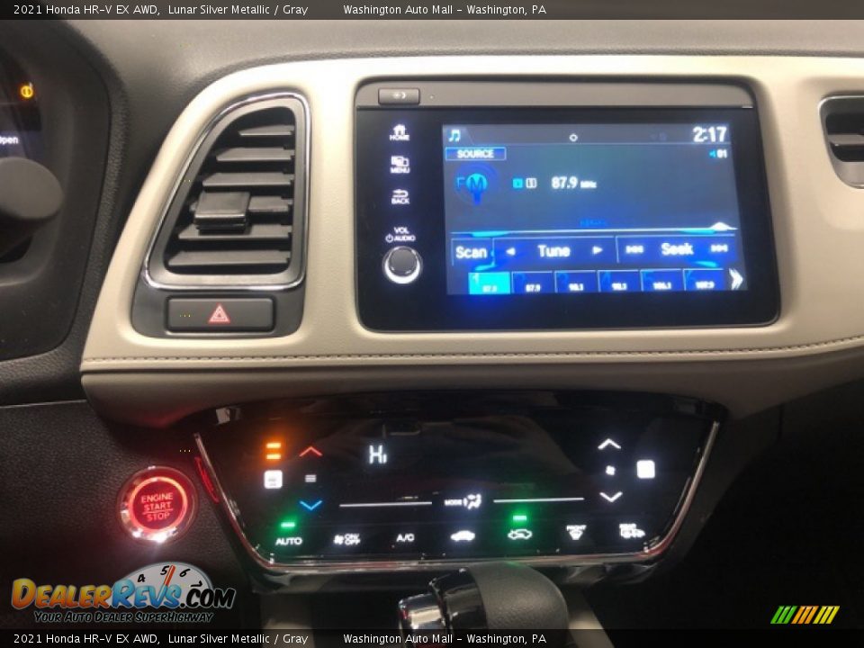 2021 Honda HR-V EX AWD Lunar Silver Metallic / Gray Photo #14