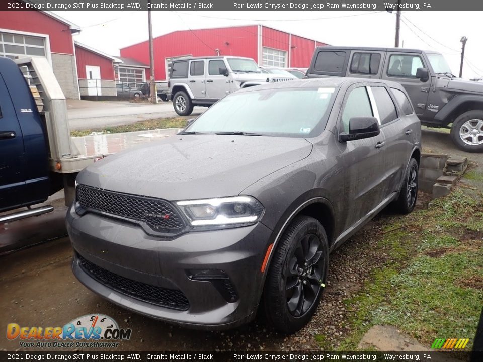 2021 Dodge Durango SXT Plus Blacktop AWD Granite Metallic / Black Photo #1