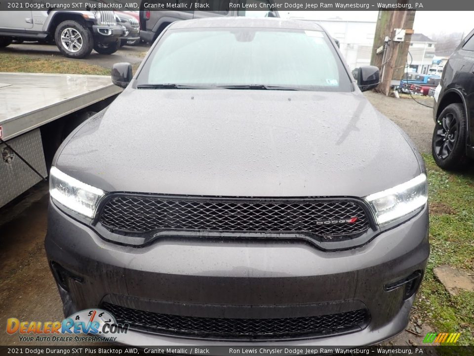 2021 Dodge Durango SXT Plus Blacktop AWD Granite Metallic / Black Photo #2