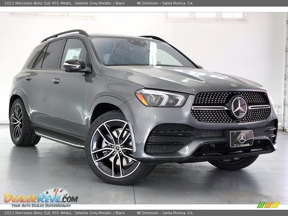 2021 Mercedes-Benz GLE 450 4Matic Selenite Grey Metallic / Black Photo #12