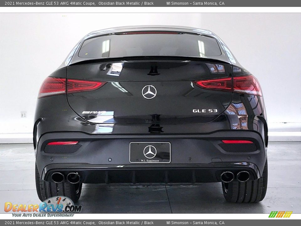 2021 Mercedes-Benz GLE 53 AMG 4Matic Coupe Obsidian Black Metallic / Black Photo #3