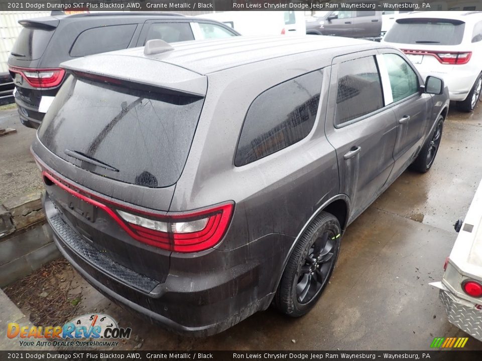 2021 Dodge Durango SXT Plus Blacktop AWD Granite Metallic / Black Photo #6