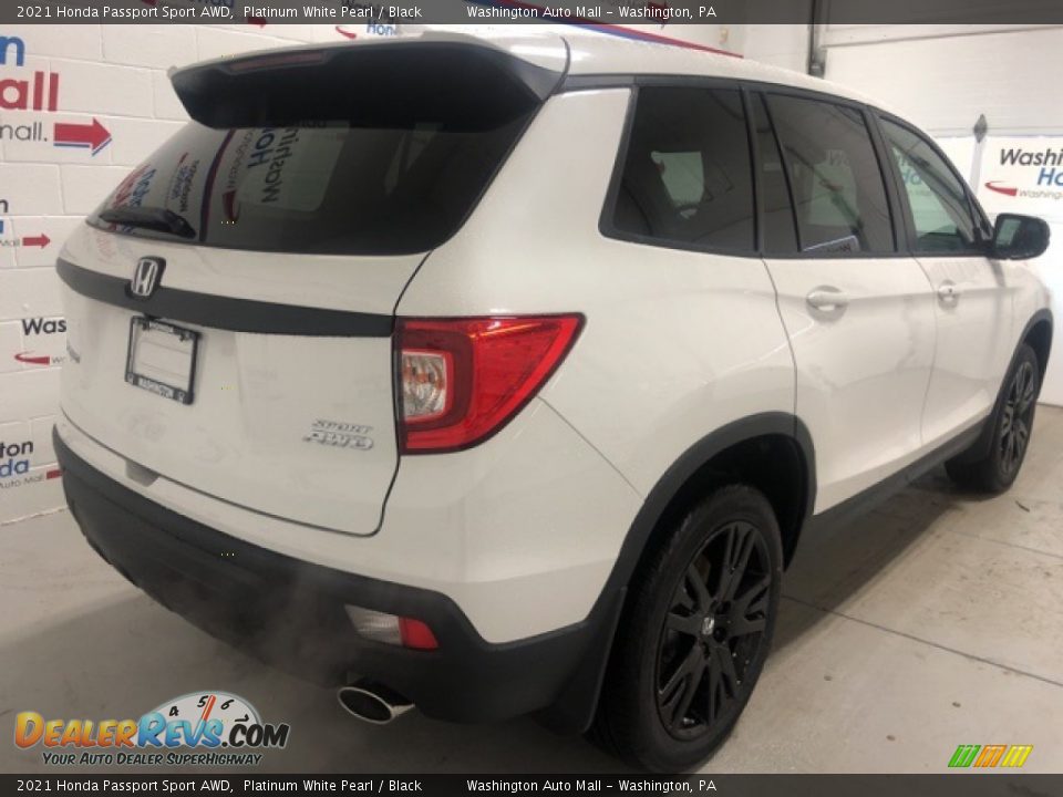 2021 Honda Passport Sport AWD Platinum White Pearl / Black Photo #4