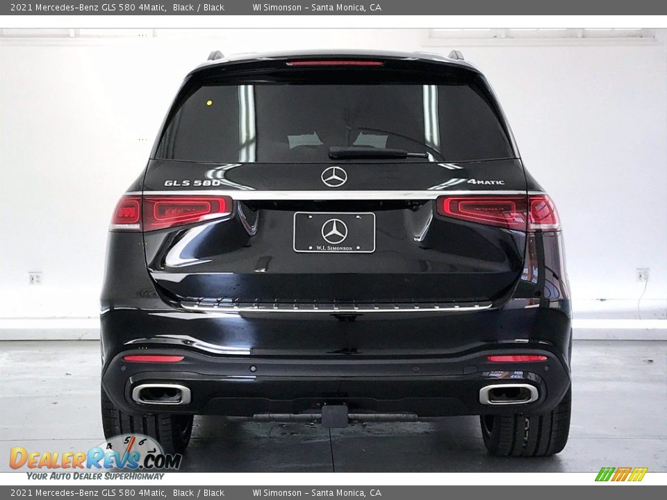 2021 Mercedes-Benz GLS 580 4Matic Black / Black Photo #3