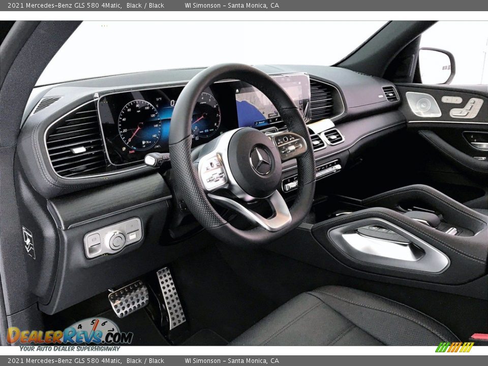 2021 Mercedes-Benz GLS 580 4Matic Black / Black Photo #4