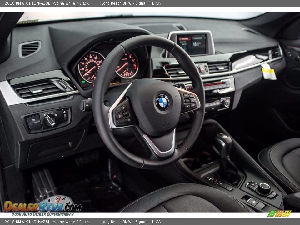 2018 BMW X1 sDrive28i Alpine White / Black Photo #6