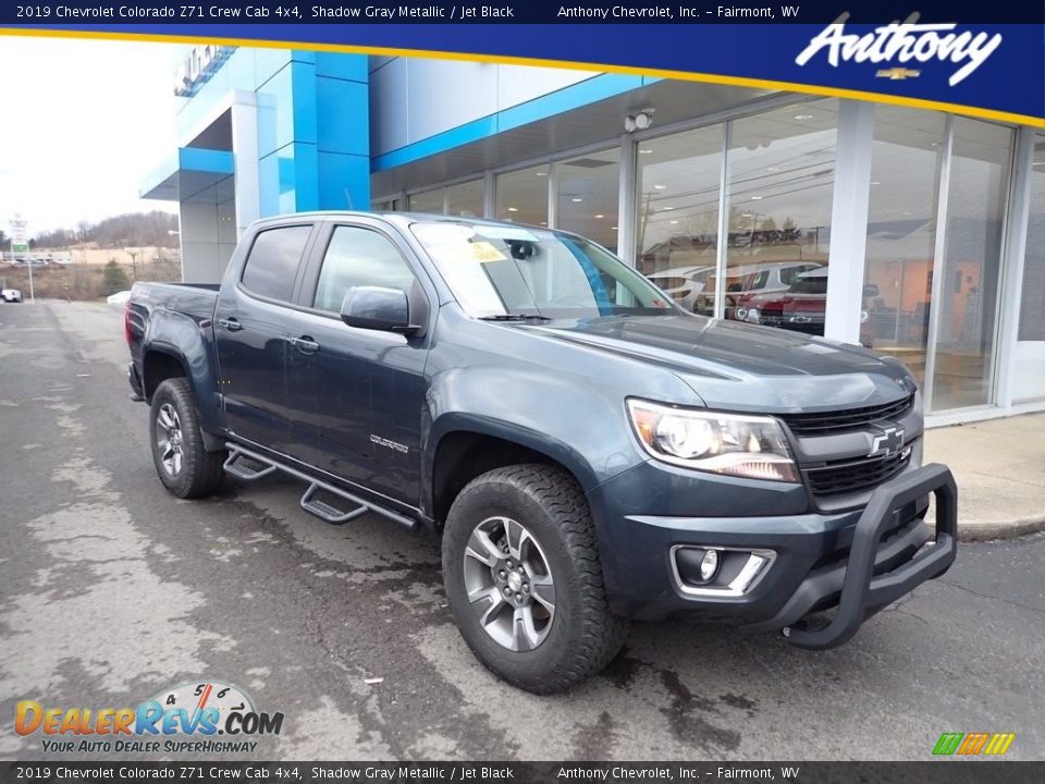 2019 Chevrolet Colorado Z71 Crew Cab 4x4 Shadow Gray Metallic / Jet Black Photo #1