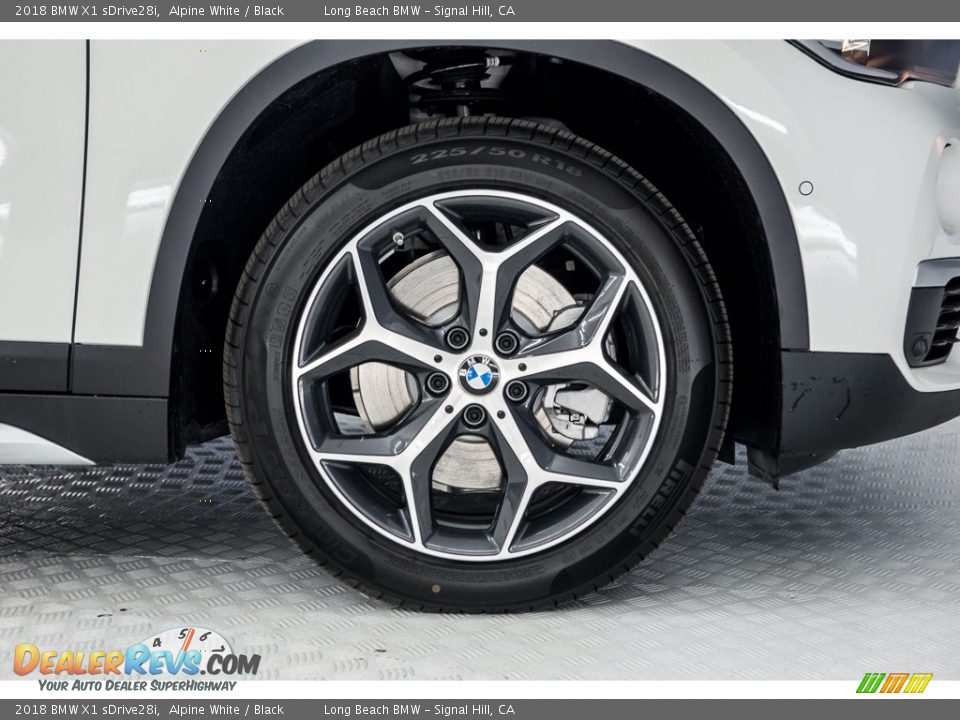 2018 BMW X1 sDrive28i Alpine White / Black Photo #9