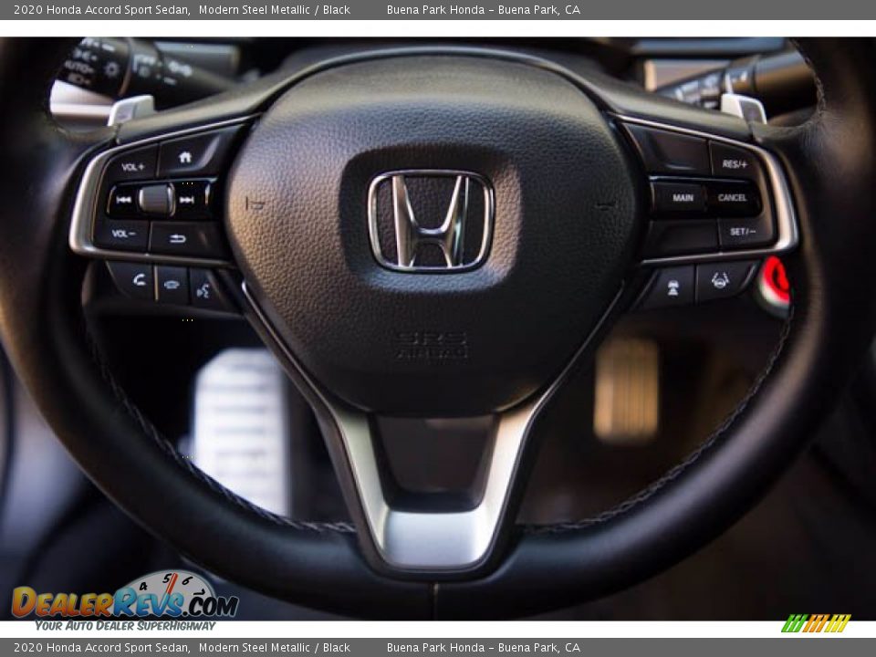 2020 Honda Accord Sport Sedan Modern Steel Metallic / Black Photo #13
