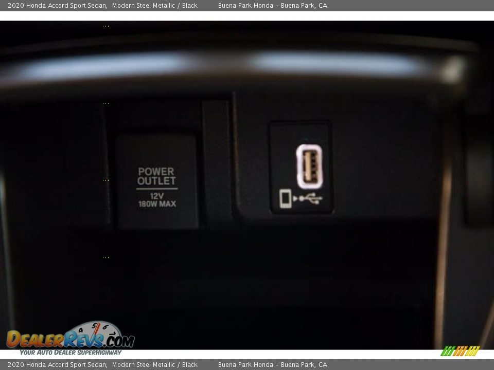 2020 Honda Accord Sport Sedan Modern Steel Metallic / Black Photo #17