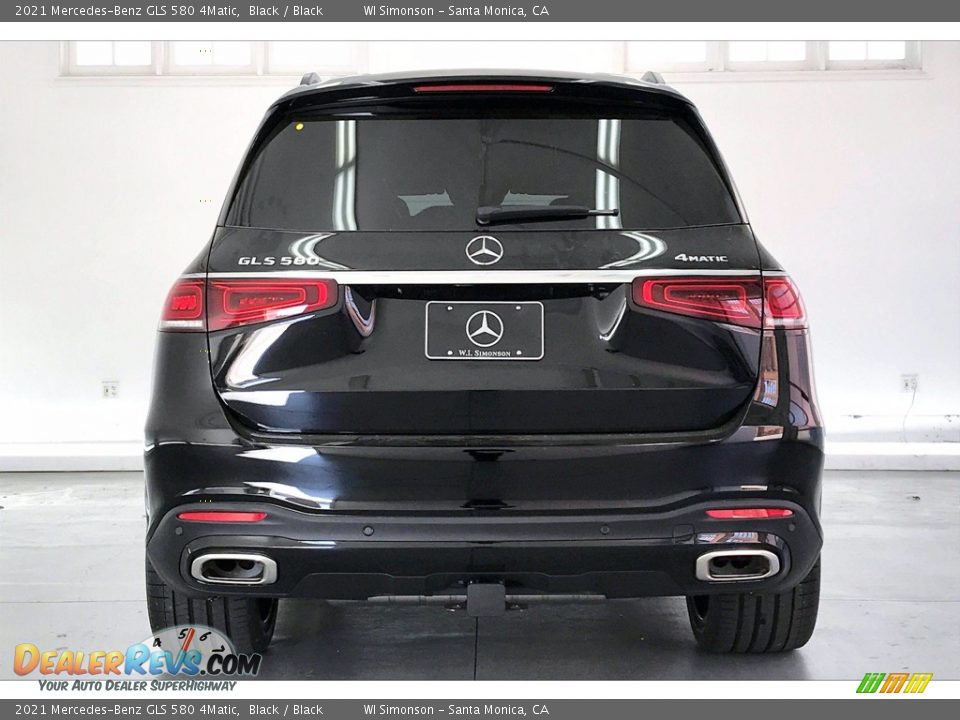 2021 Mercedes-Benz GLS 580 4Matic Black / Black Photo #3