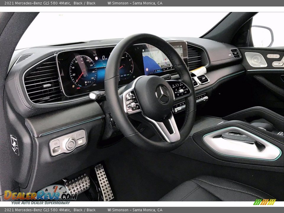 2021 Mercedes-Benz GLS 580 4Matic Black / Black Photo #4